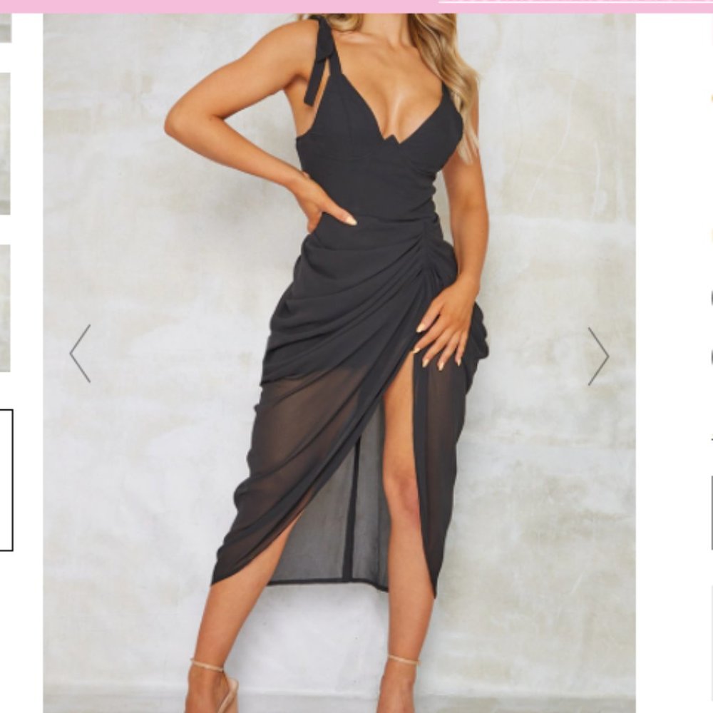 Prettly Little Thing Drape Dress